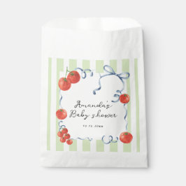 Sacolinha Chá de fraldas de tomate de aquarela