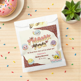 Sacolinha Chá de fraldas e borrifa de Rosquinha de bebê