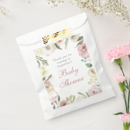 Sacolinha Chá de fraldas Elegante, cor-de-rosa, cor-de-rosa,