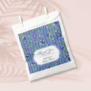 Sacolinha Chá de fraldas Elegante de Berry Sweet Blueberry