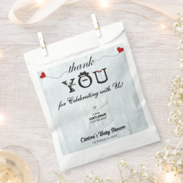 Sacolinha Chá de fraldas Elegante moderno e cavalheiro