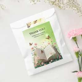 Sacolinha Chá de fraldas Floral de Storybook do Jardim Moder