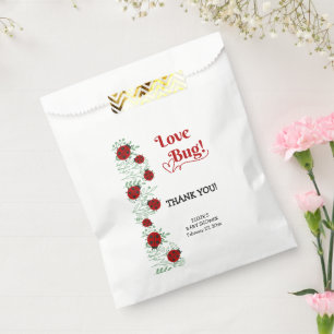 Sacolinha Chá de fraldas Minimalista do Inseto de Amor