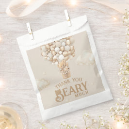 Sacolinha Chá de fraldas neutro de Espera do Balão do Urso d