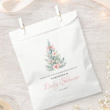 Chá de fraldas Rosa de Natal