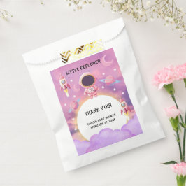 Sacolinha Chá de fraldas Roxo Moderno do Little Explorer