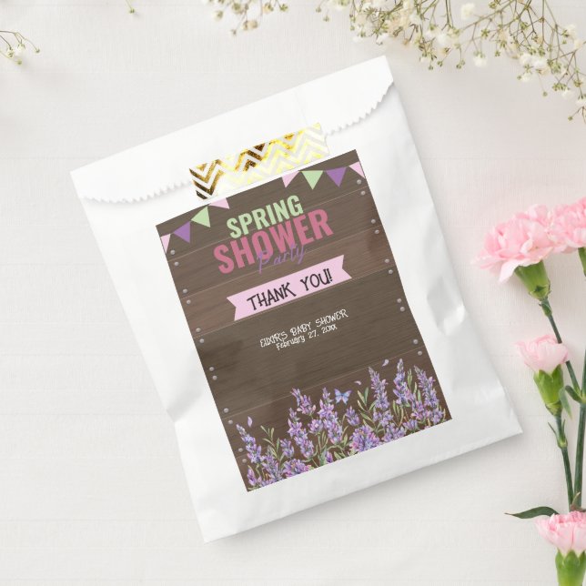 Sacolinha Chá de fraldas Russo de Chá Lavanda (Selado)