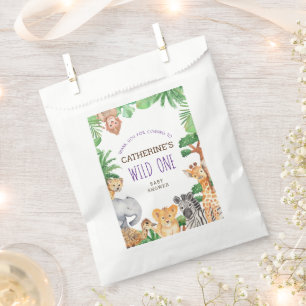 Sacolinha Chá de fraldas Selvagem Colorida Safari Animal