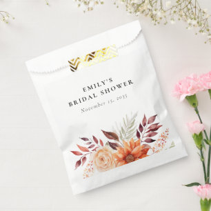 Sacolinha Chá de Noiva Boho Floral de Outono