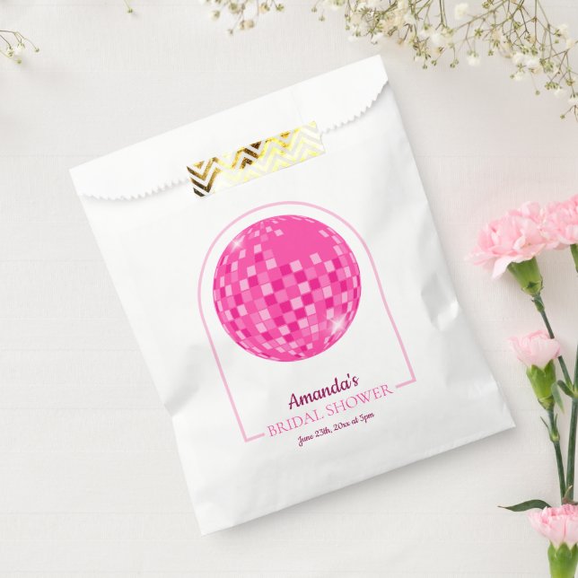 Sacolinha Chá de Noiva Boogie Disco Rosa Choque (Selado)