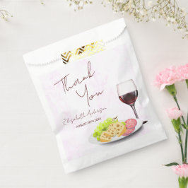 Sacolinha Chá de Noiva de Vinho e Charcuteria