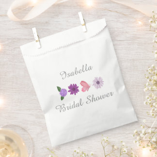 Sacolinha Chá de Noiva Floral Cosmos Personalizado