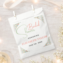 Sacolinha Chá de Noiva Floral Retrô Fofo