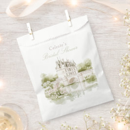 Sacolinha Chá de Noiva Romance Francês Château Elegante