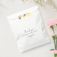 Chá de panela Branco preto moderno Favorece Bolsas