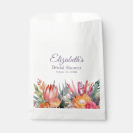 Sacolinha Chá de panela Colorida de Flores Tropicais