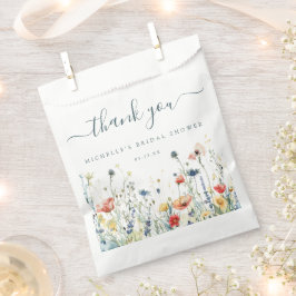 Sacolinha Chá de panela de flor selvagem vibrante