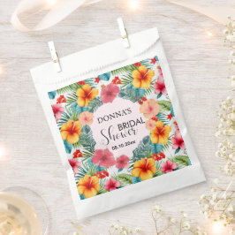 Sacolinha Chá de panela Exótico Floral Havaiano