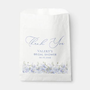Sacolinha Chá de panela Floral Azul Dusty