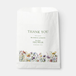 Sacolinha Chá de panela Floral Colorido de Flor Selvagem