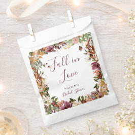 Sacolinha Chá de panela Floral Fall Bolsas Favoráveis