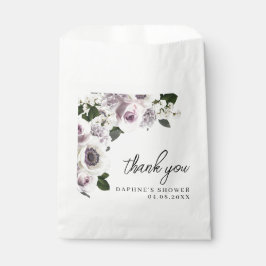 Sacolinha Chá de panela Floral Negro Moody Anemone e Purple