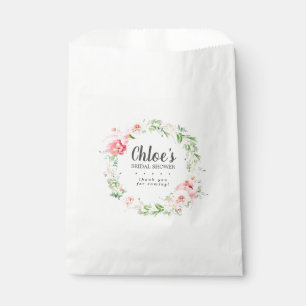 Sacolinha Chá de panela Floral Russo Pink Blush Pink