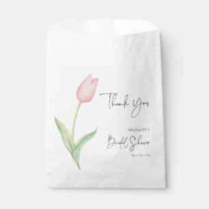 Sacolinha Chá de panela Solo Tulip Rosa Moderno