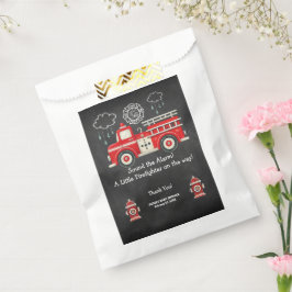 Sacolinha Chalkboard Som o Alarme! Chá de fraldas de caminhã