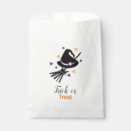 Sacolinha Chapéu de Bruxa Fofo de Halloween & Confetes de Va
