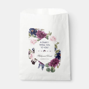 Sacolinha Charm Lavanda Purple Floral Bloom OBRIGADO