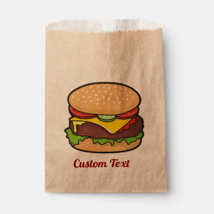 Sacolinha Cheeseburger Favor Bag