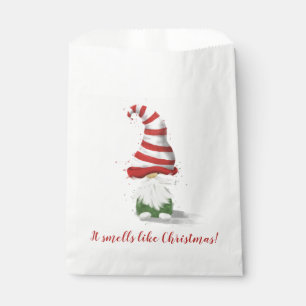 Sacolinha Cheira a Natal - Gnomo 3 Favor Bag