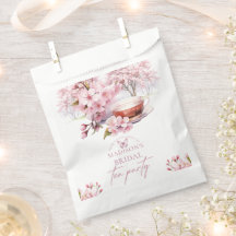 Cherry Blossom Bridal Tea Personalizada