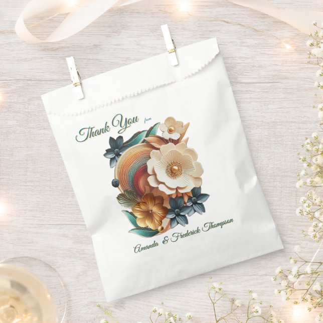 Sacolinha Chic, Cremes Elegantes e textura de flores de cour (Cortado)