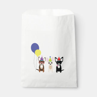 Sacolinha Chihuahua Birthday Partido Favor Bag