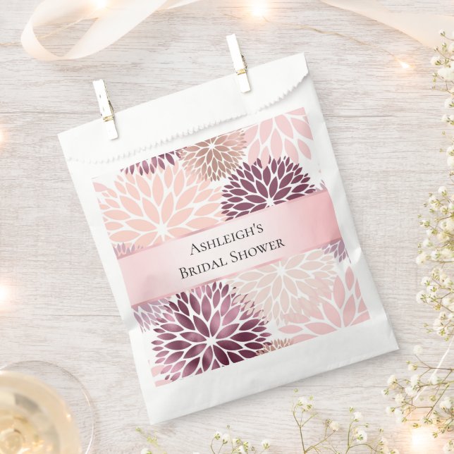 Sacolinha Chique Floral Rosa Elegante (Cortado)