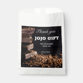 Sacolinha Chocolate escuro personalizado Design profissional