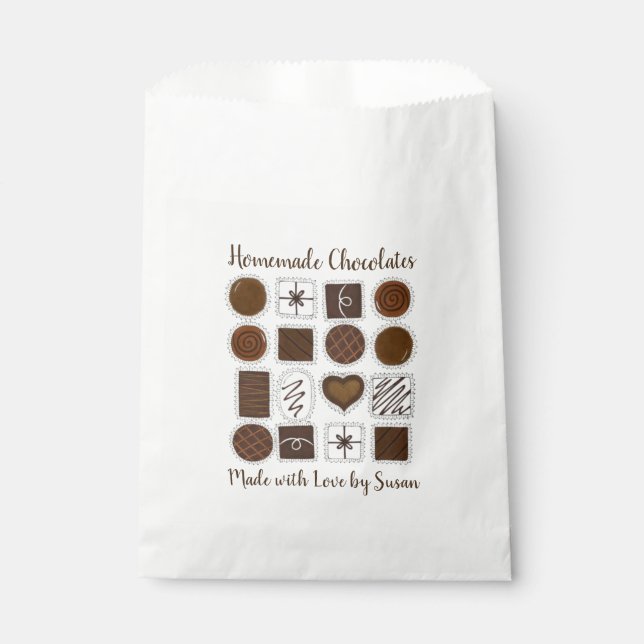 Sacolinha Chocolates Chocolatier Bon Candy (Frente)