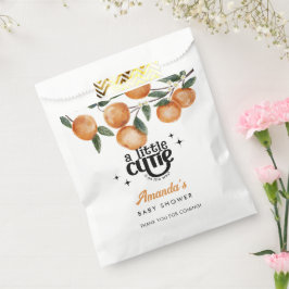 Sacolinha Chuva de Amor Laranja Cítrica Little Cutie Obrigad