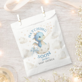 Sacolinha Chuva de Bebê Dragão Menino Azul Nascerá Em Breve