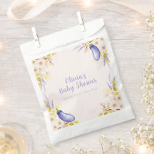 Chuva de Bebê Flor de Lavanda Berinjela de Primave