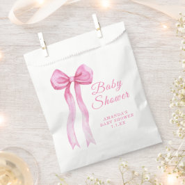 Sacolinha Chuva de Bebê Menina Arco Rosa