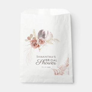 Sacolinha Chuva de Casamento Terracota com Grama das Pampas