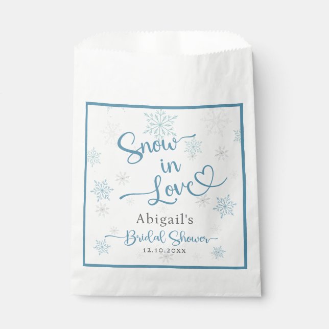 SACOLINHA CHUVA DE NEVE NO CASAMENTO DE NOIVA (Frente)