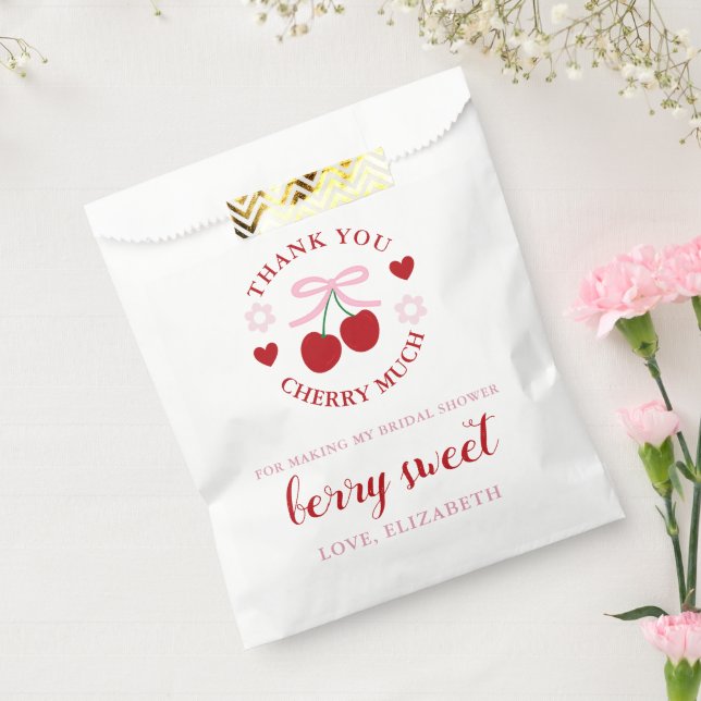 Sacolinha Chuva de Noiva Cereja Doce (Selado)