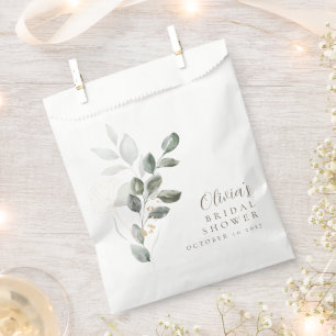 Sacolinha Chuva de Noiva Minimalista Dourada Personalizada