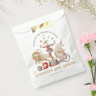 Sacolinha Chuva de Sonhos: Chá de Bebê Circense em Aquarela