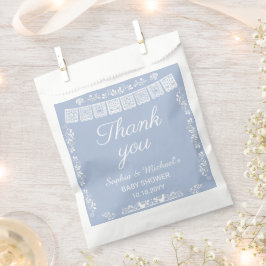 Sacolinha Cielito Lindo Blue Papel Picado Baby Shower