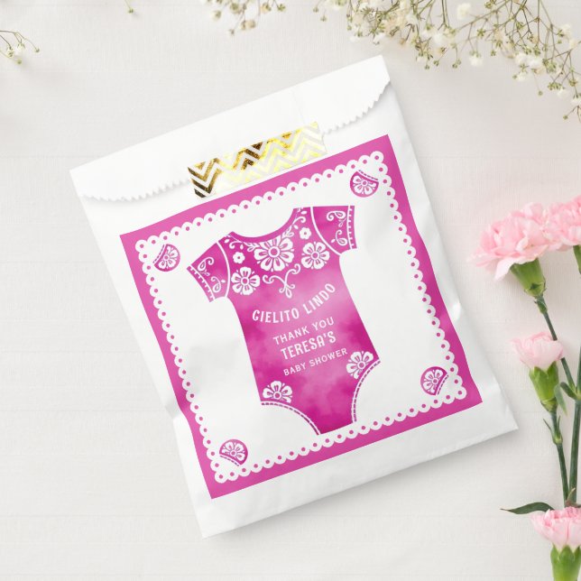 Sacolinha Cielito Lindo rosa quente Obrigado chá (Selado)